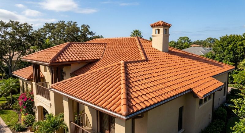 Barrel Tile Roof Installation in Fredericksburg, VA