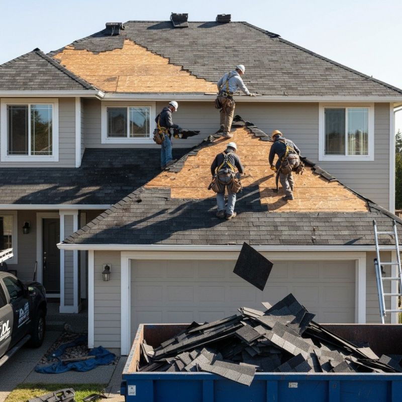 Damaged Roof Replacement in Manchester, NH