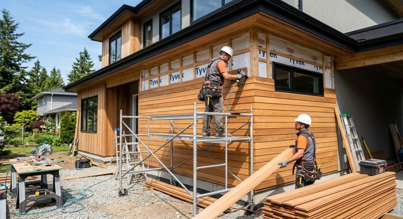 Faux Wood Siding Installation in Boston, MA