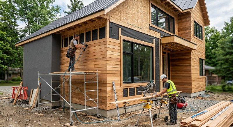 Faux Wood Siding Installation in Fairfield County, CT